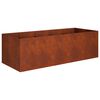 vidaXL Dārza stādītājs Rūsa 200 x 80 x 60 cm Novecināts tērauds
