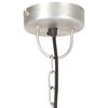 vidaXL griestu lampa, industriāls dizains, sudrabaina, 25 W, 30cm, E27