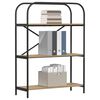 vidaXL Grāmatu plaukts Artisānā ozols 80 x 30 x 109 cm