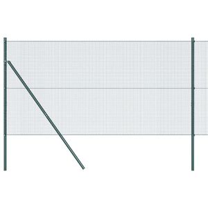 vidaXL Savilktais stiepļu žogs zemes stiprinā&scaron;anai 50 x 1,2 m Zaļa