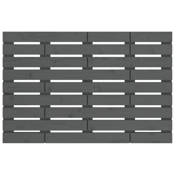 vidaXL sienas galvgalis, 96x3x63 cm, priedes masīvkoks