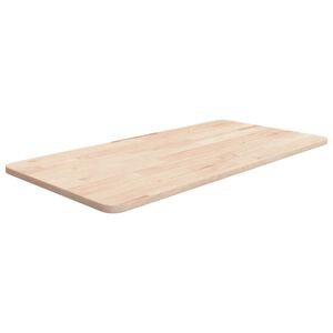 vidaXL vannasistabas letes virsma, 80x40x1,5cm, neapstrādāts masīvkoks