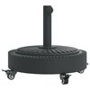 vidaXL saulessarga pamatne ar riteņiem, &Oslash;38 / 48 mm kātiem, 27 kg