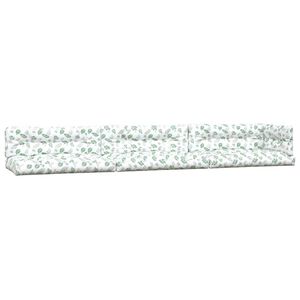 vidaXL pale&scaron;u matrači, 7 gab., audums ar lapu apdruku