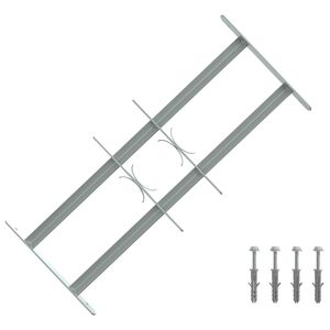 vidaXL Dro&scaron;ības restes logiem ar 2 pāriem krustiem 3 gab. 430-740 mm