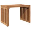 vidaXL Dārza blakus galds Brūna 50 x 32,5 x 35 cm Ciets tek&scaron;a koks