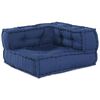 vidaXL Modulārais dīvāns 3 pcs Indigo 140 x 70 x 36 cm audums