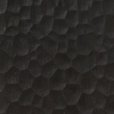 vidaXL augstais skapītis, 60x33x100 cm, melns, mango masīvkoks