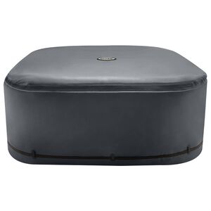 INTEX Vannas vāks INTEX Tum&scaron;i pelēka 175 x 175 x 72 cm PVC