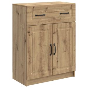 vidaXL Puse Artisan Ozols 66 x 34,5 x 87 cm Inženierijas koks