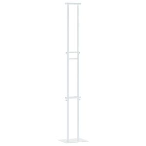 vidaXL Izstāžu stendi Balts 30 x 24 x 214 cm Tērauds