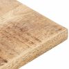 vidaXL galda virsma, 15-16 mm, 80x80 cm, mango masīvkoks
