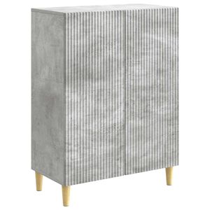 vidaXL Puse Betona pelēks 66 x 34,5 x 90 cm Inženierijas koks