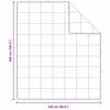 vidaXL Ziemas gultas sega Balts 260 x 220 cm Spalvas