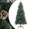 vidaXL mākslīgā Ziemassvētku egle ar statīvu, zaļa, 120 cm, PVC
