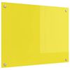 vidaXL Virtuves aizsargpaneļi Dzeltena 80 x 60 cm rūdīts stikls