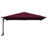 vidaXL Dārza parasols Bordo sarkans 248,5 x 247,5 x 160 cm