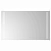 vidaXL LED vannas spogulis Caurspīdīgs 60 x 30 cm rūdīts stikls