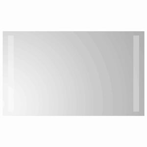 vidaXL LED vannas spogulis Caurspīdīgs 60 x 30 cm rūdīts stikls