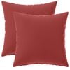 vidaXL Spilvenu pārvalks 2 pcs HEERLEN Vīna sarkans 30 x 30 cm