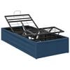 vidaXL Elektriskā regulējamā gultas rāmis Zila 200 x 90 x 33,5 cm