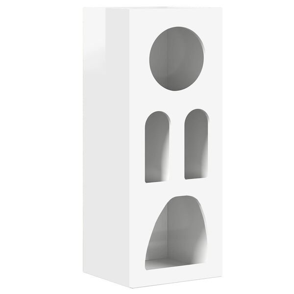 vidaXL Puse Augsta spīduma baltā krāsa 40 x 35 x 100.5 cm