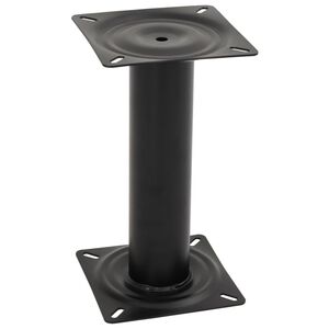 vidaXL laivas sēdekļa pamatne, melna, 33 cm, tērauds