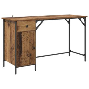 vidaXL Datorgalds Vecs koks 131 x 48 x 75 cm Inženierijas koks