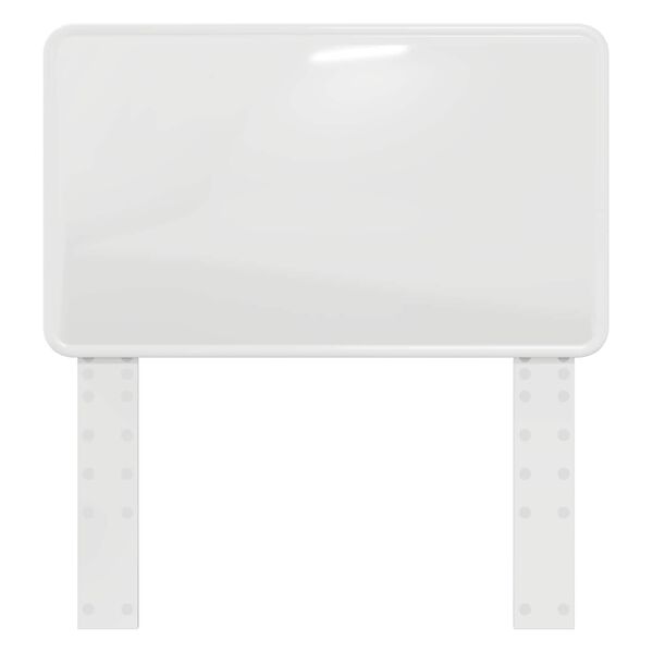 vidaXL Galvgalis Spīdīga Balta 75 cm Inženierijas koks