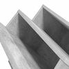 vidaXL Žurnālu statīvs ar plauktu Betona pelēks 65 x 53 x 28,5 cm