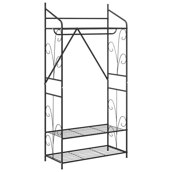 vidaXL Atvērts skapis Vienkrāsains 78 x 36 x 158 cm