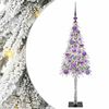vidaXL Ziemassvētku eglīte su 150 LED Balts 120 cm PE un tērauds