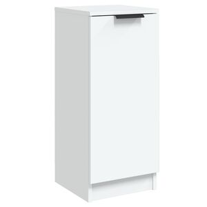 vidaXL kumode, balta, 30x30x70 cm, inženierijas koks