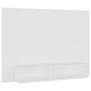 vidaXL sienas TV plaukts, balts, 120x23,5x90 cm, inženierijas koks