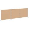 vidaXL 4-paneļu istabas dalītājs Bē&scaron;a 525 x 180 cm Audums