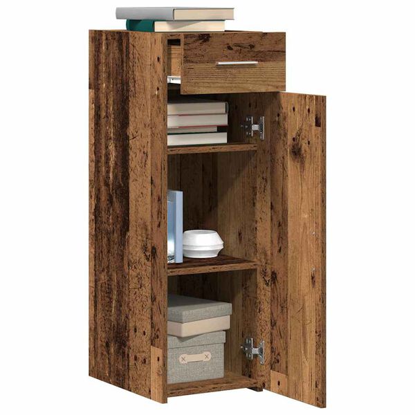 vidaXL Puse ar atvilktni Vecs koks 30 x 42,5 x 93 cm