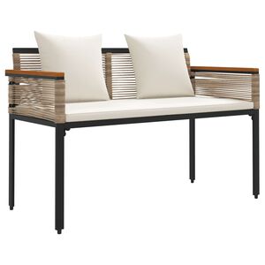vidaXL Āra sols 2 -Seater 117 x 54 x 74.5 cm poliratāns