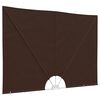 vidaXL Balcony Privacy Screen Taisnstūra 240 x 160 cm Poliesters Brūna
