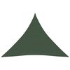 vidaXL saulessargs, 160 g/m&sup2;, tum&scaron;i zaļ&scaron;, 5x5x5 m, HDPE