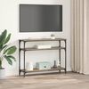 vidaXL Konsoles galds ar plauktu Artisānā ozols 100 x 29 x 75 cm