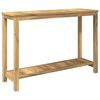 vidaXL Dārza konsoles galds Baltais krāsojums 108,5 x 35 x 75 cm