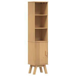 vidaXL Vannas istabas skapītis ar plauktu Olden Brūna 35 x 30 x 159 cm