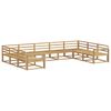 vidaXL Āra dīvānu komplekts 9 pcs Balts 404 x 251,5 x 73 cm