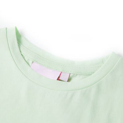 Bērnu krekls ar piedurknēm, maigi zaļš, 92