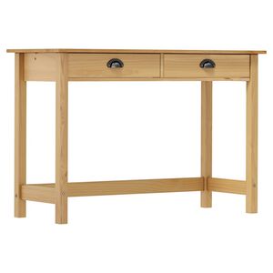 vidaXL konsoles galdiņ&scaron; Hill, 2 atvilktnes, 110x45x74 cm, priede