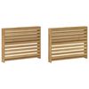 vidaXL Brokastis moduļi 2 pcs Balts 78,5 x 10 x 61 cm