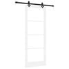 vidaXL Slīdo&scaron;ās durvis Balts 83 x 211 cm
