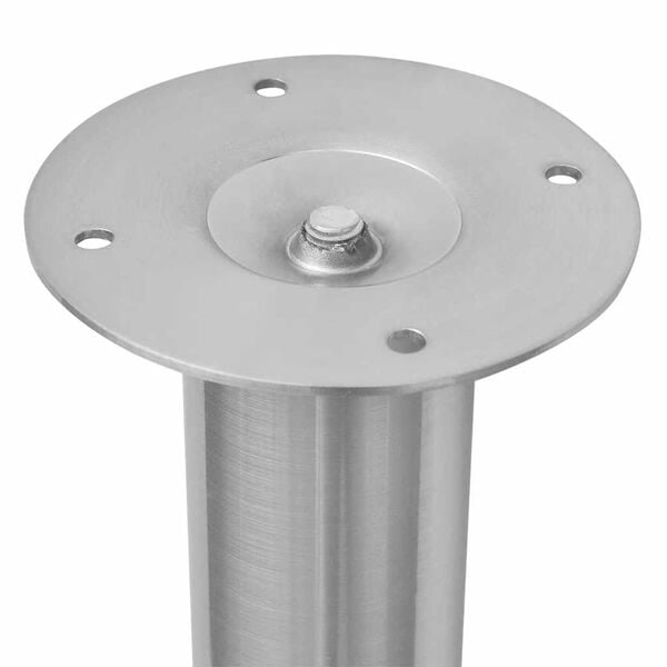 2 saliekamas galda kājas, nerūsējošais tērauds, 710 mm-1100 mm