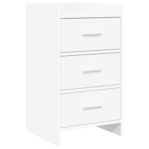 vidaXL Nakts skapī&scaron;i Balts 40 x 36 x 70 cm Inženierijas koks