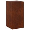 vidaXL Augu statīvs Rūsa 40 x 40 x 80 cm Novecināts tērauds
